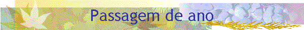 Passagem de ano